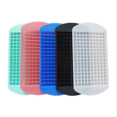 Stocked Silicone Mini Ice Cube Tray per alimenti Grado 160 Cavità Piccolo Quadrato Ice Maker