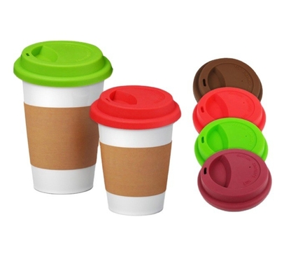 Copertina di tazza in silicone di qualità alimentare a prova di polvere, succo di tè, caffè e bibite analcoliche