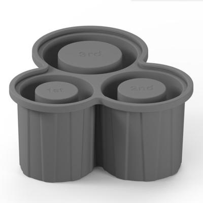 Comodo cilindro vuoto Ice Maker per 20-40 once Tumbler Coppe Materiale di silicone