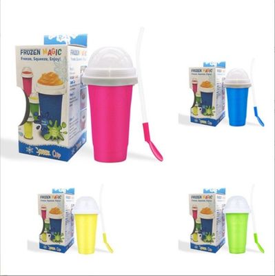 Capo DIY Slushie Maker Cup Magic Slushy Maker Squeeze Cup Summer Quick Frozen Cooling Smoothie Pinch Cup