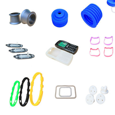 Servizio di stampaggio per prodotti in gomma di silicone EPDM NR CR stampati su misura non standard