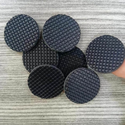 Gassetta di plastica in gomma di silicone a maglia nera di taglia personalizzata con pedana autoadesiva