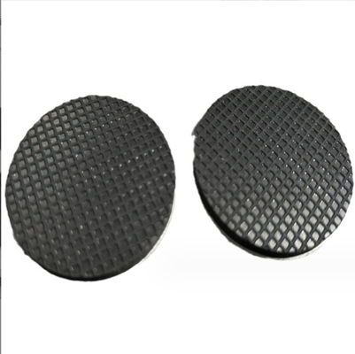 Gassetta di plastica in gomma di silicone a maglia nera di taglia personalizzata con pedana autoadesiva