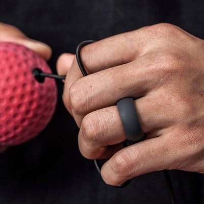 Disegno personalizzato Anello per le dita in gomma di silicone ecologico Flessibile e resistente