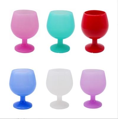 Viaggio Creativo Coppa di vino silicone usa e getta per campeggio all'aria aperta