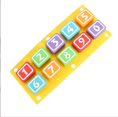 Tastiere in gomma di silicone con servizio di lavorazione dello stampaggio e design personalizzato