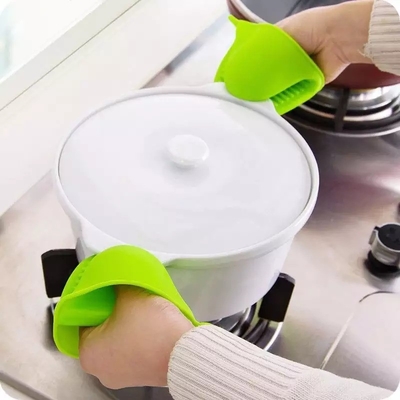 Forno di silicone di grado alimentare Mitt Mini portapotti resistente al calore per accessori da cucina da forno