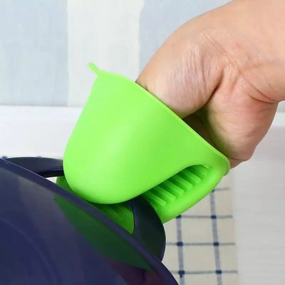 Forno di silicone di grado alimentare Mitt Mini portapotti resistente al calore per accessori da cucina da forno