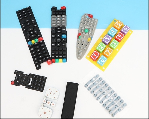 Colorato tastiera tastiera silicone gomma Membrana Switch con EPDM NR NBR personalizzato