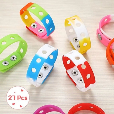 Braccialetto sportivo in silicone lungo 18 cm con servizio di stampaggio e ornamento personalizzato