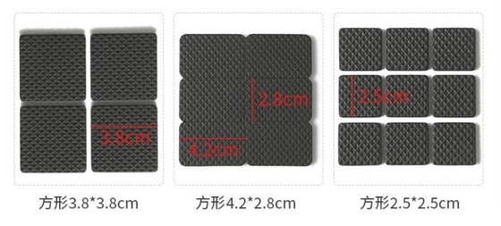 Non scivolo EVA Leggi da tavolo Calmante Protezione mobili Pad Custom Die Cut Adesivo da tavolo nero