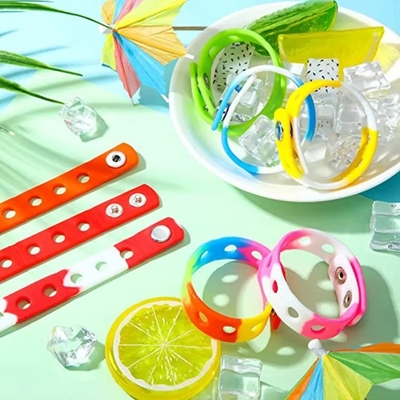 Braccialetto in silicone per l'educazione Bambino Gioielli Pendente Stile Moda Polso Giocattolo Gomma morbida Bambini Regalo