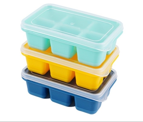 Piatto di muffa per cubetti di ghiaccio in silicone Lo strumento perfetto per i cubetti di ghiaccio fatti in casa