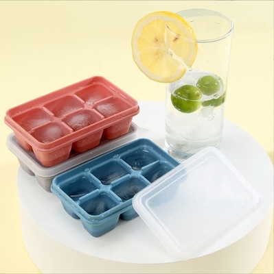 Piatto di muffa per cubetti di ghiaccio in silicone Lo strumento perfetto per i cubetti di ghiaccio fatti in casa