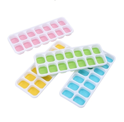 14 Stampi per la produzione di cubi di ghiaccio a cavità con coperchi e plastica PP libera da BPA