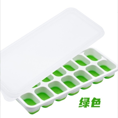 14 Stampi per la produzione di cubi di ghiaccio a cavità con coperchi e plastica PP libera da BPA