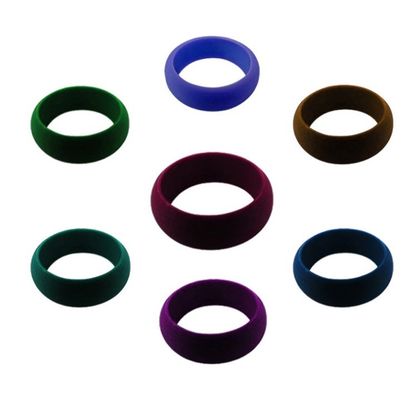 Servizio di lavorazione di stampi Anelli di gomma di silicone di design personalizzato per uomini e donne