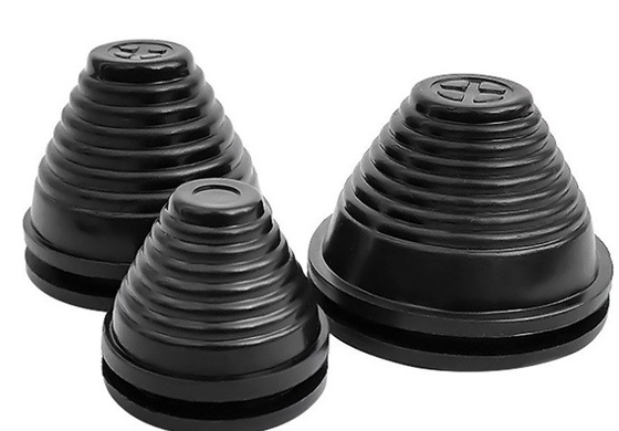 EPDM in silicone NR NBR in gomma nera con coniche