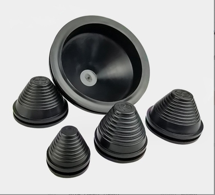 EPDM in silicone NR NBR in gomma nera con coniche