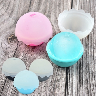 Flessibile Silicone Ice Ball Mold 2.4 pollici Durable Whiskey Spheres per gli strumenti di gelato
