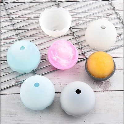 Strumenti per gelati Grado alimentare Forme rotonde di ghiaccio in silicone Forme per la fabbricazione di palline di whisky