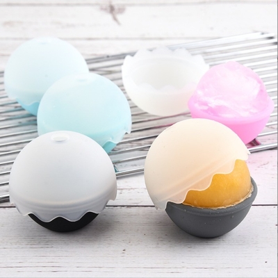 Strumenti per gelati Grado alimentare Forme rotonde di ghiaccio in silicone Forme per la fabbricazione di palline di whisky