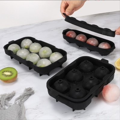 Stoccato caldo facile rilascio whisky ghiaccio silicone riutilizzabile sfera palla cubo vassoio muffa di ghiaccio Ice Ball Maker