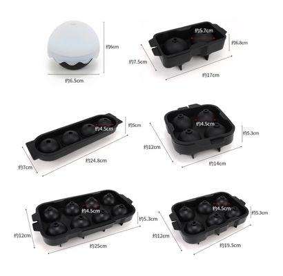 Stoccato caldo facile rilascio whisky ghiaccio silicone riutilizzabile sfera palla cubo vassoio muffa di ghiaccio Ice Ball Maker