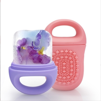 Roller per viso di ghiaccio a cubo per il viso ad assorbimento dell'olio di ghiaccio di silicone