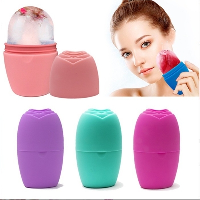 Roller di ghiaccio per il viso in silicone sostenibile per massaggi e cure di bellezza