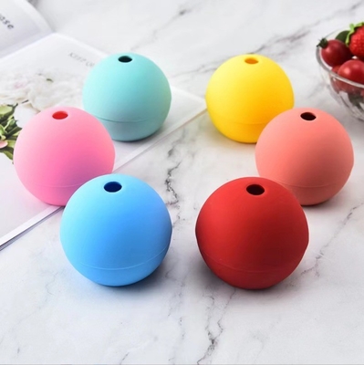 Strumenti da cucina Fabbricanti di gelati Tipo Forme di sfere di ghiaccio in silicone per gomma morbida a foro singolo