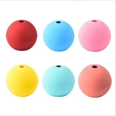 Strumento da cucina Moffa a sfera di ghiaccio in silicone a buco singolo Gomma morbida per gelateria da bar