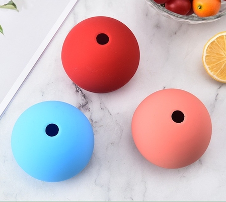 Fabbricanti di gelati Eco-friendly Food Grade Silicone Single Round Big Ice Ball Maker Stampi