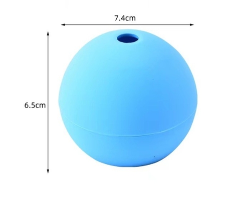 Fabbricanti di gelati Eco-friendly Food Grade Silicone Single Round Big Ice Ball Maker Stampi