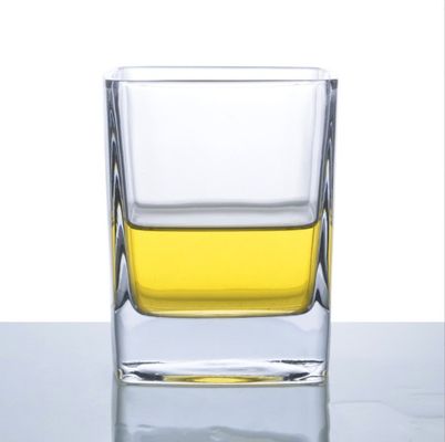 1 quantità Tazza trasparente trasparente Whiskey Glass Bar Glass Drinkware