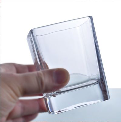 1 quantità Tazza trasparente trasparente Whiskey Glass Bar Glass Drinkware