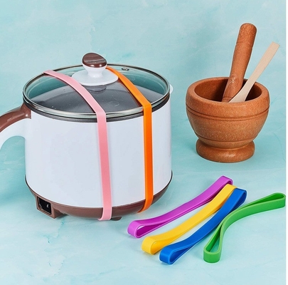 Cintura di avvolgimento in gomma di silicone elastico per scatola da pranzo