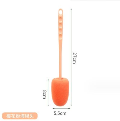Stocked TPR PP silicone bottiglia spazzola per lavare bottiglie per bambini Long Handle