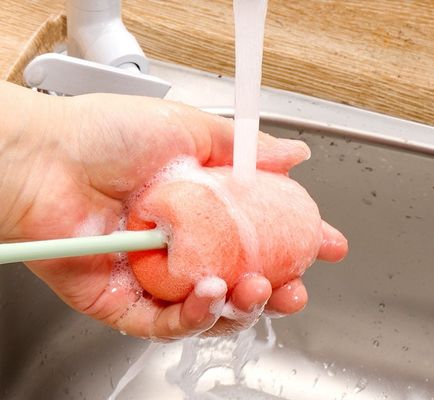 Stocked TPR PP silicone bottiglia spazzola per lavare bottiglie per bambini Long Handle