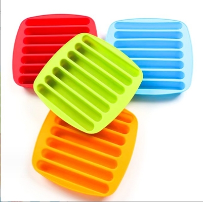 Molti colori Ice Stick Mould 7 cavità biscotti di silicone cioccolato muffa Ice Cube vassoio