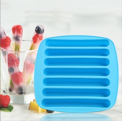 Molti colori Ice Stick Mould 7 cavità biscotti di silicone cioccolato muffa Ice Cube vassoio