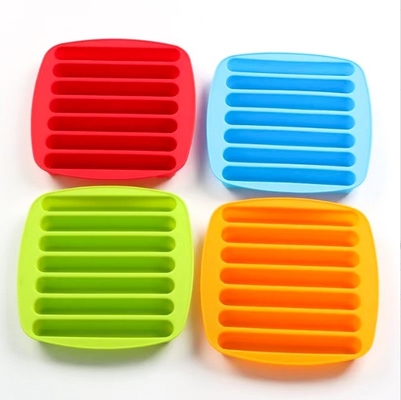 Molti colori Ice Stick Mould 7 cavità biscotti di silicone cioccolato muffa Ice Cube vassoio