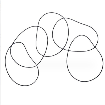 O-Rings di silicone ad alta temperatura con materiale EPDM/NBR/NR e servizio di stampaggio