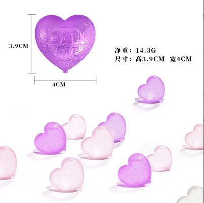 Strumenti per gelati Cubo di ghiaccio a forma di cuore di plastica per la refrigerazione della birra Accessoari per bar di qualità alimentare