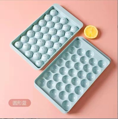 Fabbricante di cubetti di ghiaccio a sfondo riutilizzabile con coperchio di plastica PP per alimenti ecologica