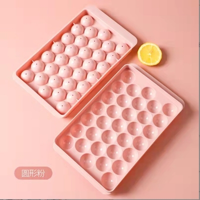Piatto di ghiaccio riutilizzabile Eco-Friendly Food Grade Round Ice Ball Maker Mold per congelatore