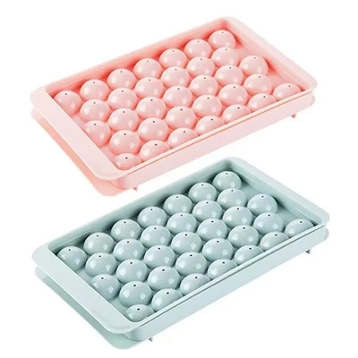 Materiale PP Tre dimensioni Eco-friendly Food Grade Silicone Ice Maker Ice Cube Tray Piccolo Ice Ball Maker Mold