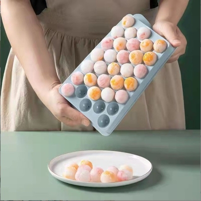 Materiale PP Tre dimensioni Eco-friendly Food Grade Silicone Ice Maker Ice Cube Tray Piccolo Ice Ball Maker Mold