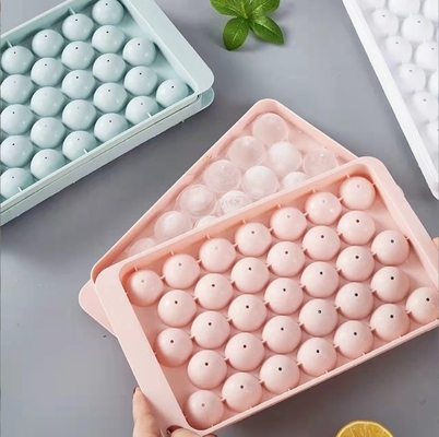 Materiale PP Tre dimensioni Eco-friendly Food Grade Silicone Ice Maker Ice Cube Tray Piccolo Ice Ball Maker Mold