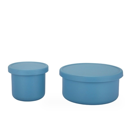Un'alimentazione sana resa facile con la nostra scatola da pranzo in silicone portatile da 9 cm x 14 cm